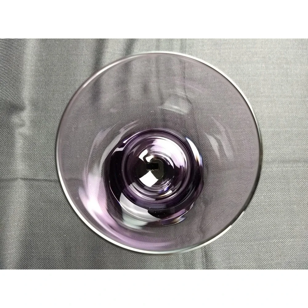 Waterford Crystal Great Room Water Goblet Darjeeling Series Amethyst Purple Logo